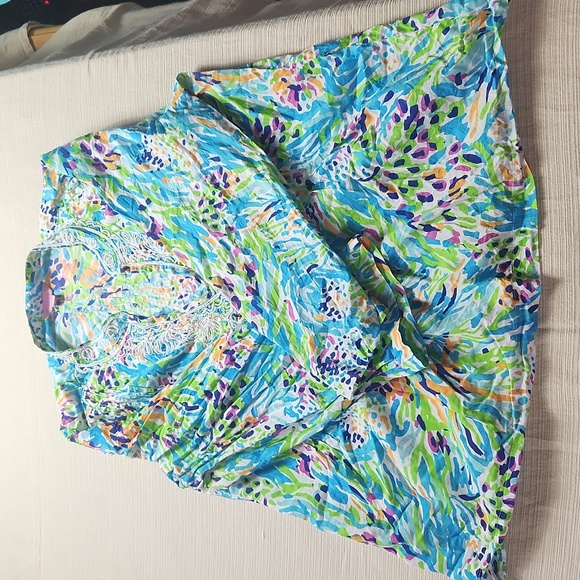 Lilly pulitzer xl blouse - Picture 2 of 3